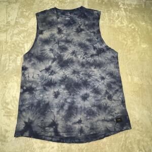 GLOBE Est. Australia 1994 Men’s Tie-Dye Blue Active Tank Sleeveless Size LARGE